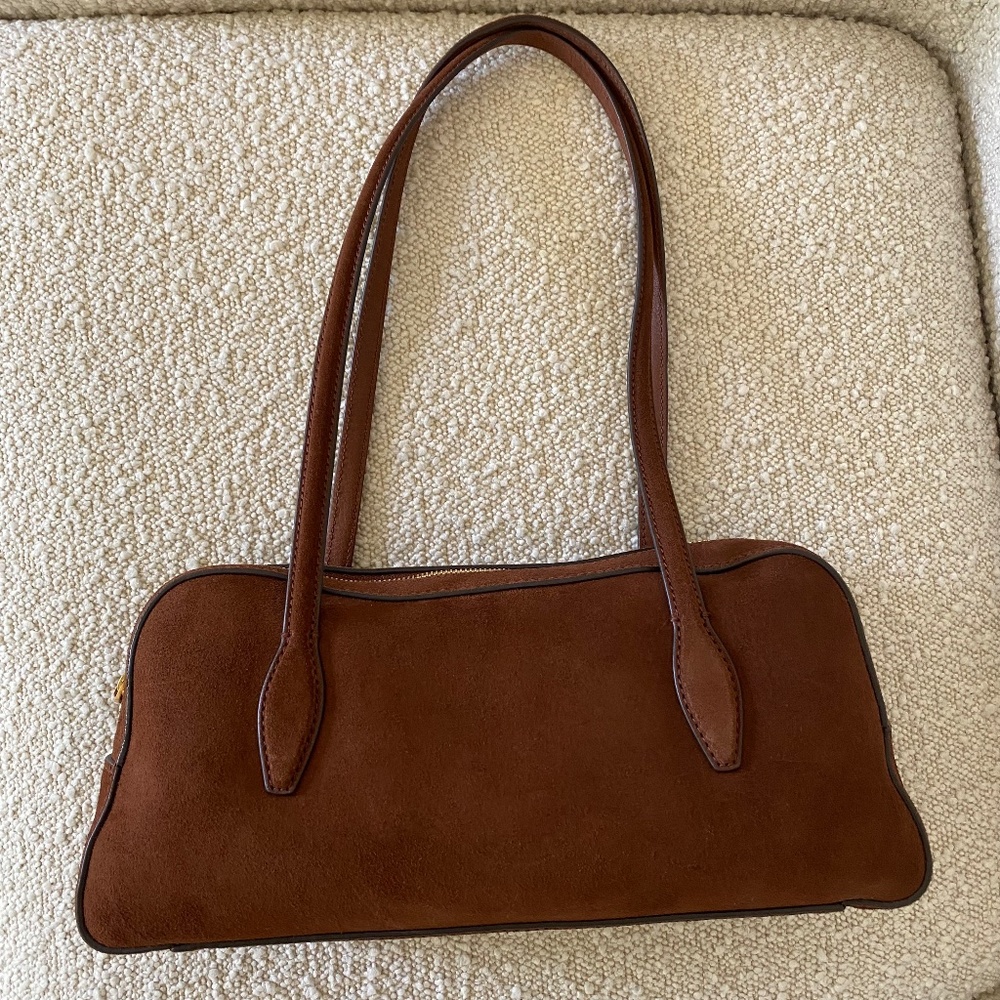 Madewell The Top-Zip Shoulder Bag Soft Mahogany - Picture 5 of 9